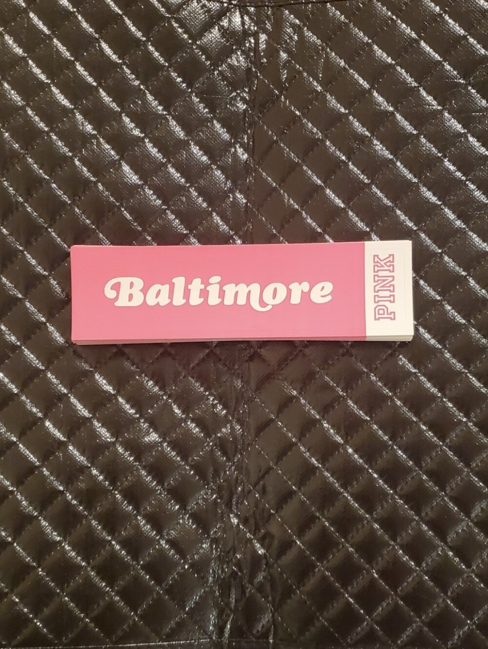 Rare Victoria Secret Pink Long Shaped Baltimore Stickers X20